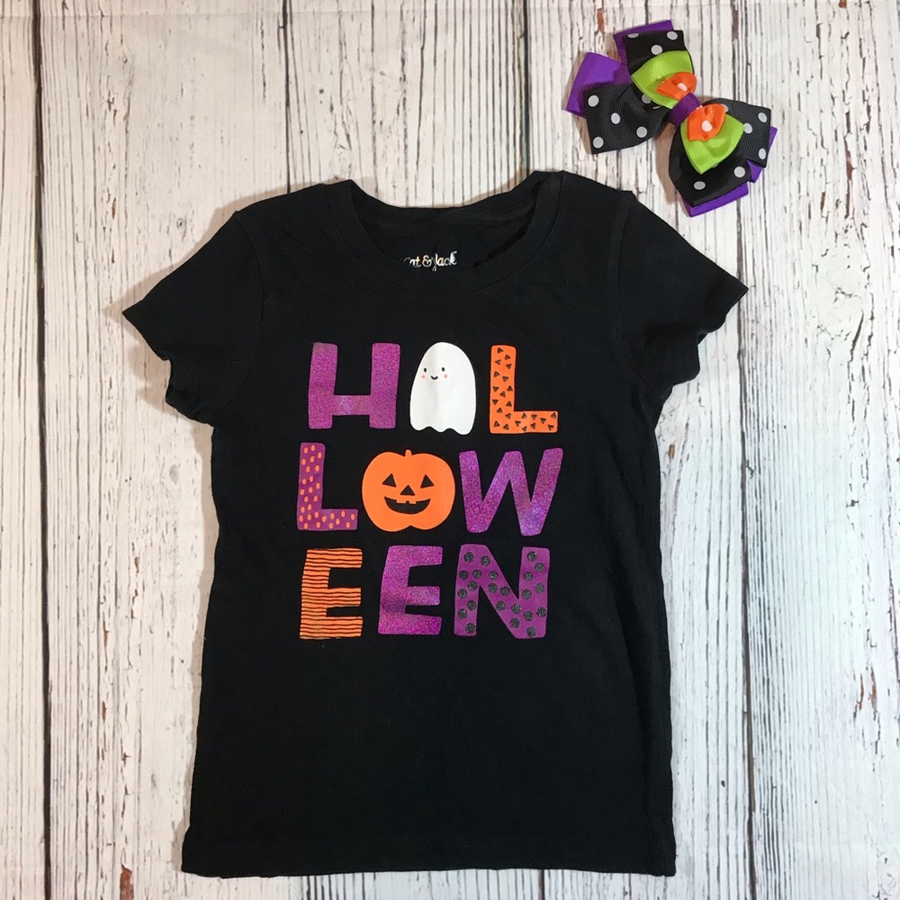 Halloween Kids Tee and Bow